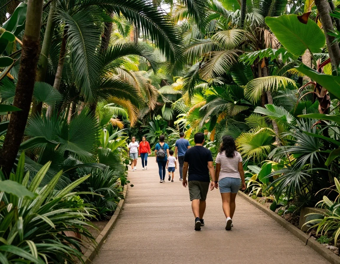 Sendero del Jardín Botánico junto al Parque Explora