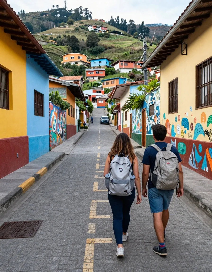 Recorrido diurno por escaleras y murales de la Comuna 13