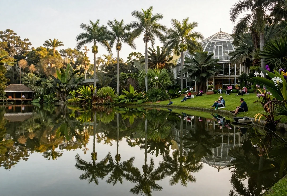 Lago del Jardín Botánico junto a Explora