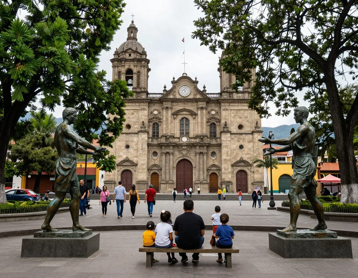 Plaza Botero en el centro de Medellín