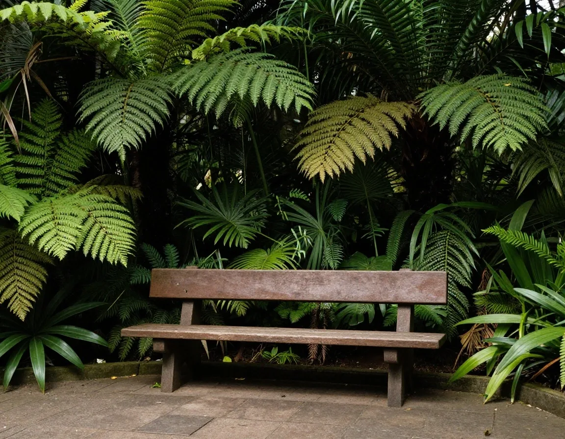 Sendero de palmas junto al Jardín Botánico